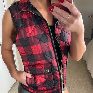 Plaid Vest